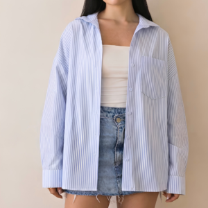 CAMISA OVERSIZE RAYAS