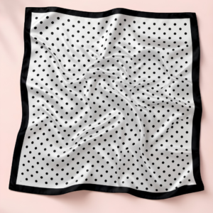 PAÑOLETA POLKA DOT BLANCA